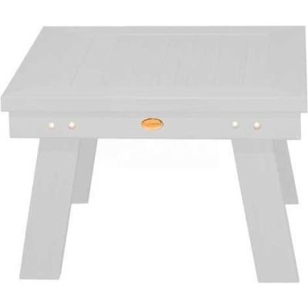 HIGHWOOD USA highwood® Pocono Deep Seating Patio Side Table - White AD-DSST1-WHE
